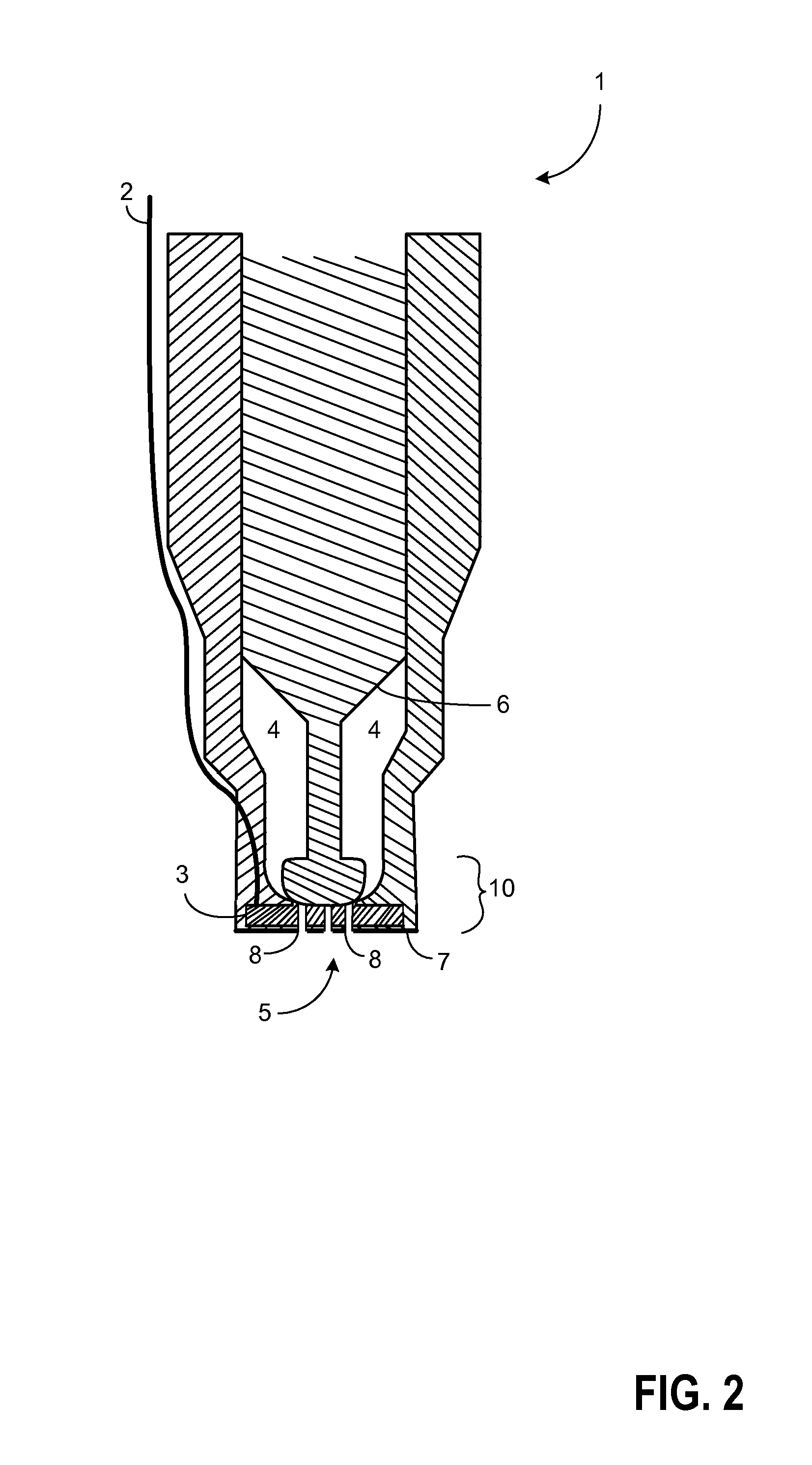 Applied-ignition internal combustion engine with catalytically coated injection device, and method for operating an internal combustion engine of said type