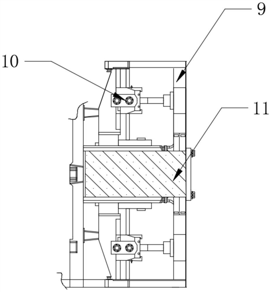 Equipment for promoting uniform discharging of adhesive sticker raw materials according to amplitude force