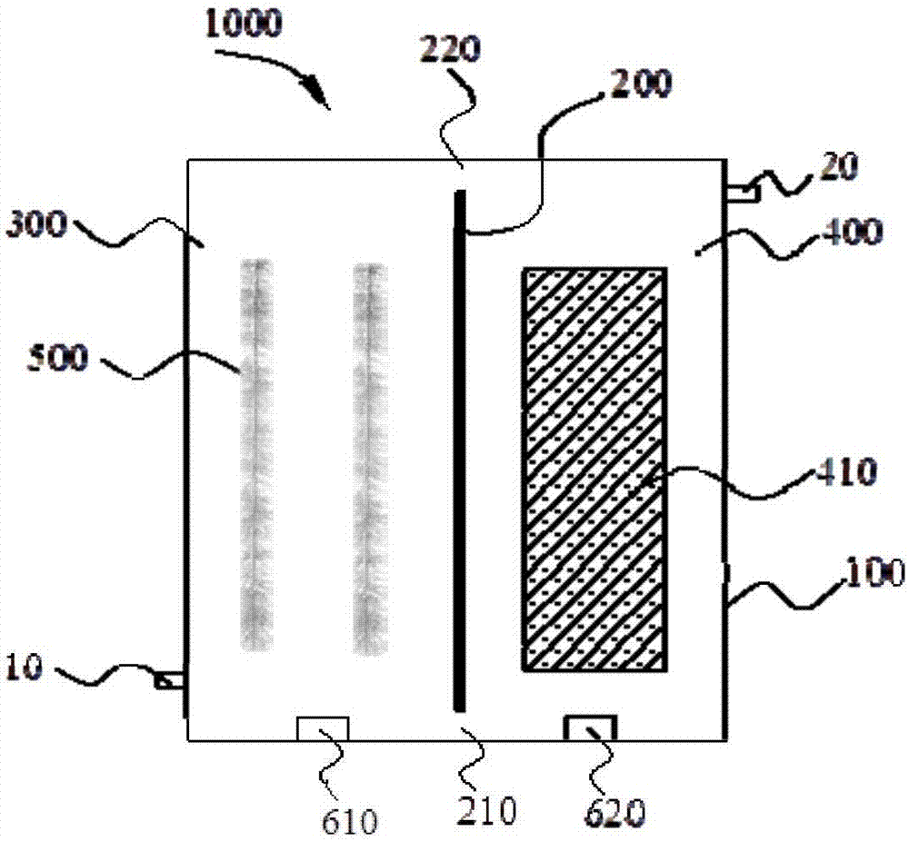 Biological film-film biological coupling sewage treatment device