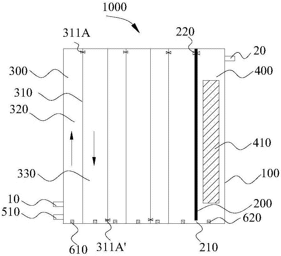 Biological film-film biological coupling sewage treatment device