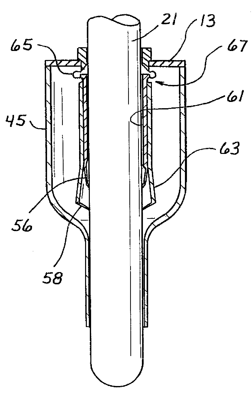 Surgical access device with pendent valve