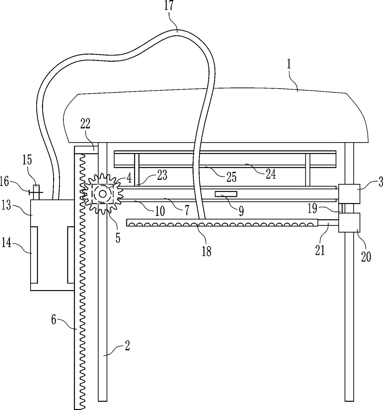 Mirror surface scrubbing device for dancesport