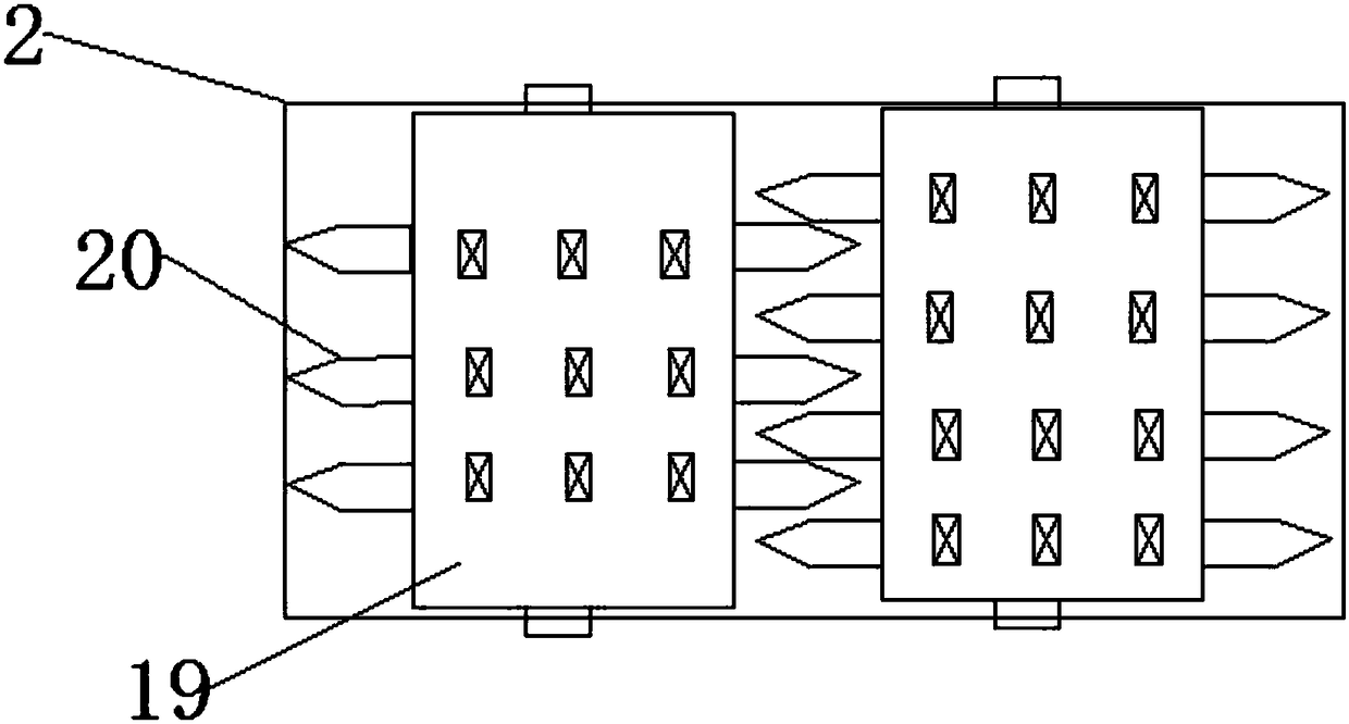 Safe and efficient treatment device of polluted soil