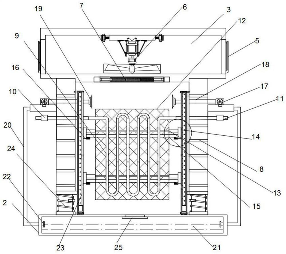 Durable condenser with high heat exchange efficiency