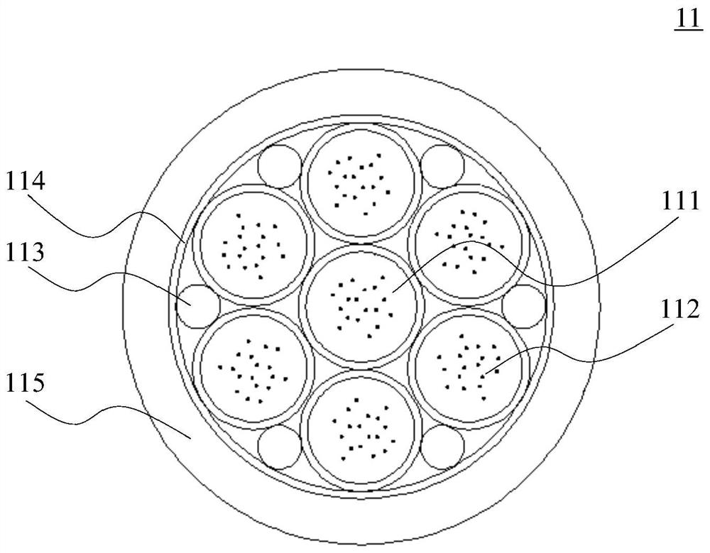 Submarine optical cable and manufacturing method and splicing method thereof