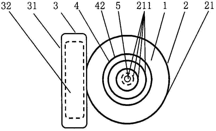 Graphene needle heating device