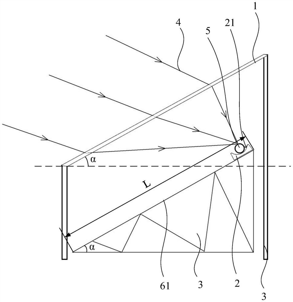 Transmission-type solar light condensing heat collection system