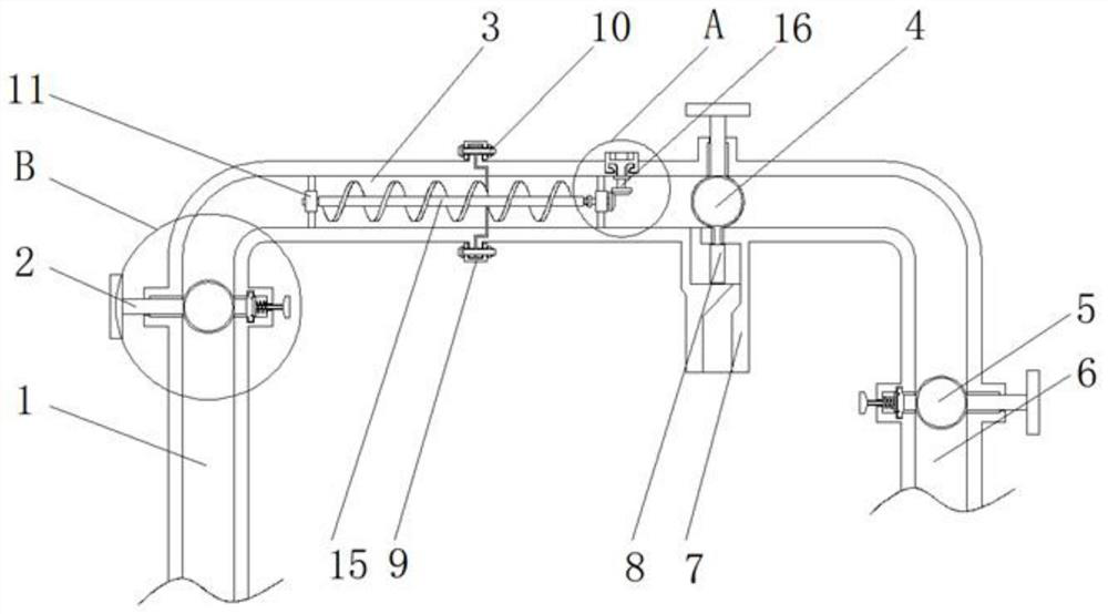 Ternary wellhead combination valve for water mixing process of oil well valve