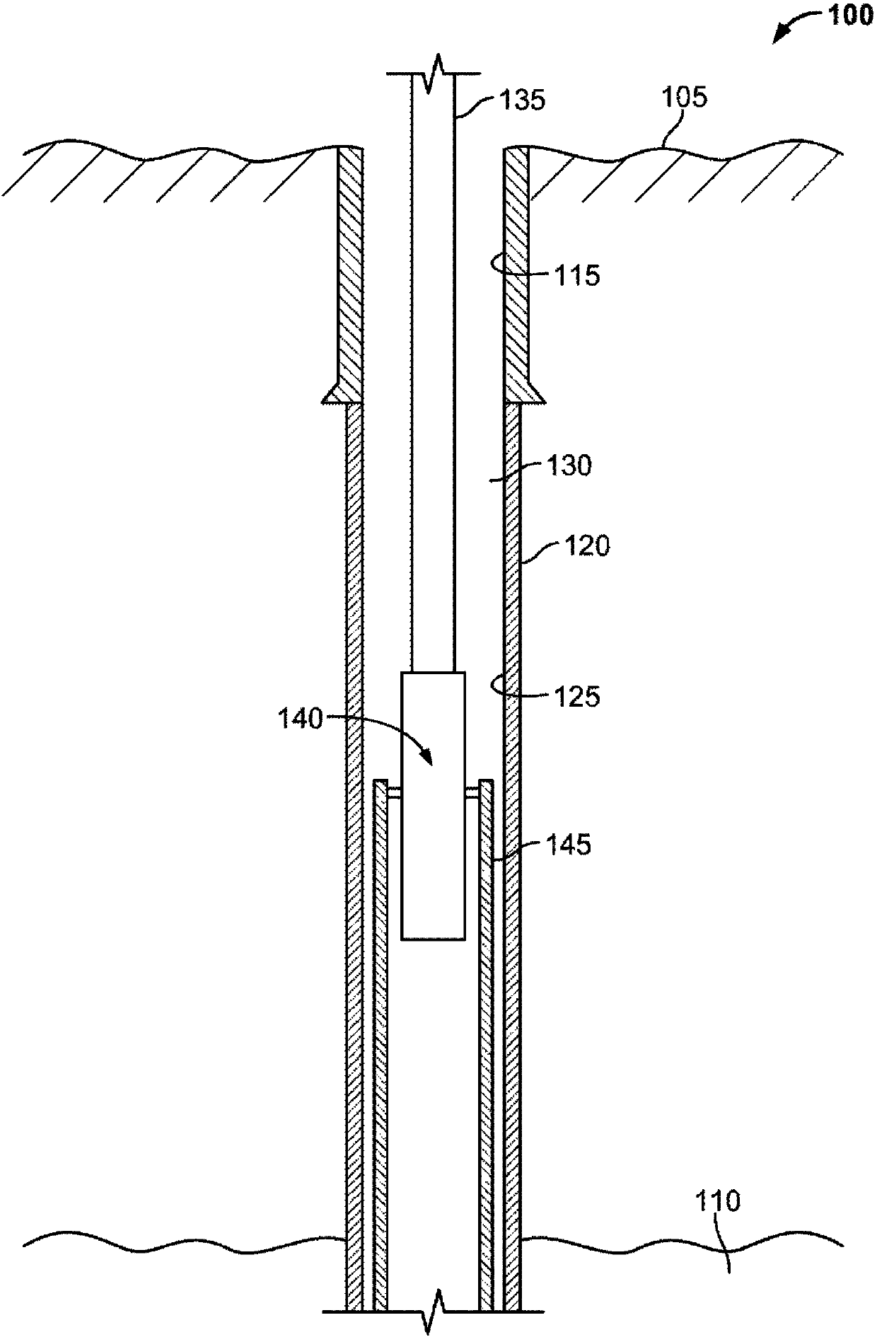 Sealing portion of wellbore