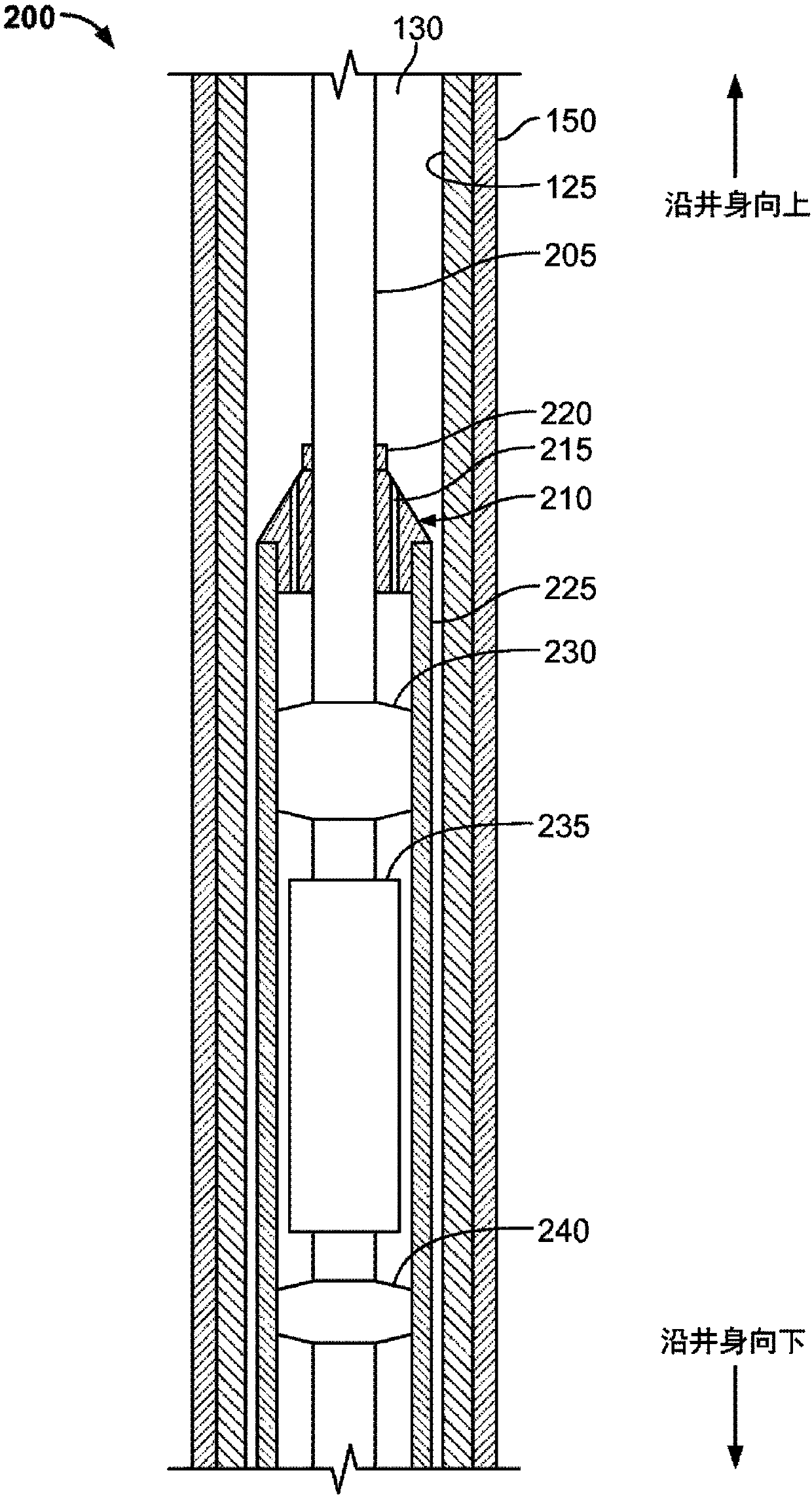 Sealing portion of wellbore