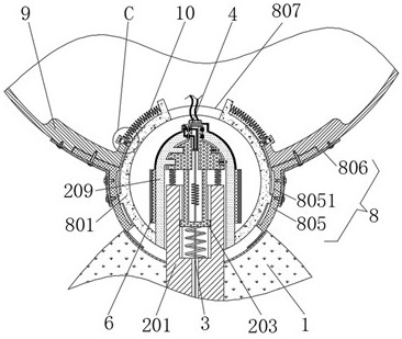 Neck limiting mechanism of children education demonstration robot