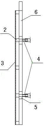 Wall continuous pouring nonmetal horizontal slip form system for deep and narrow drainage ditch