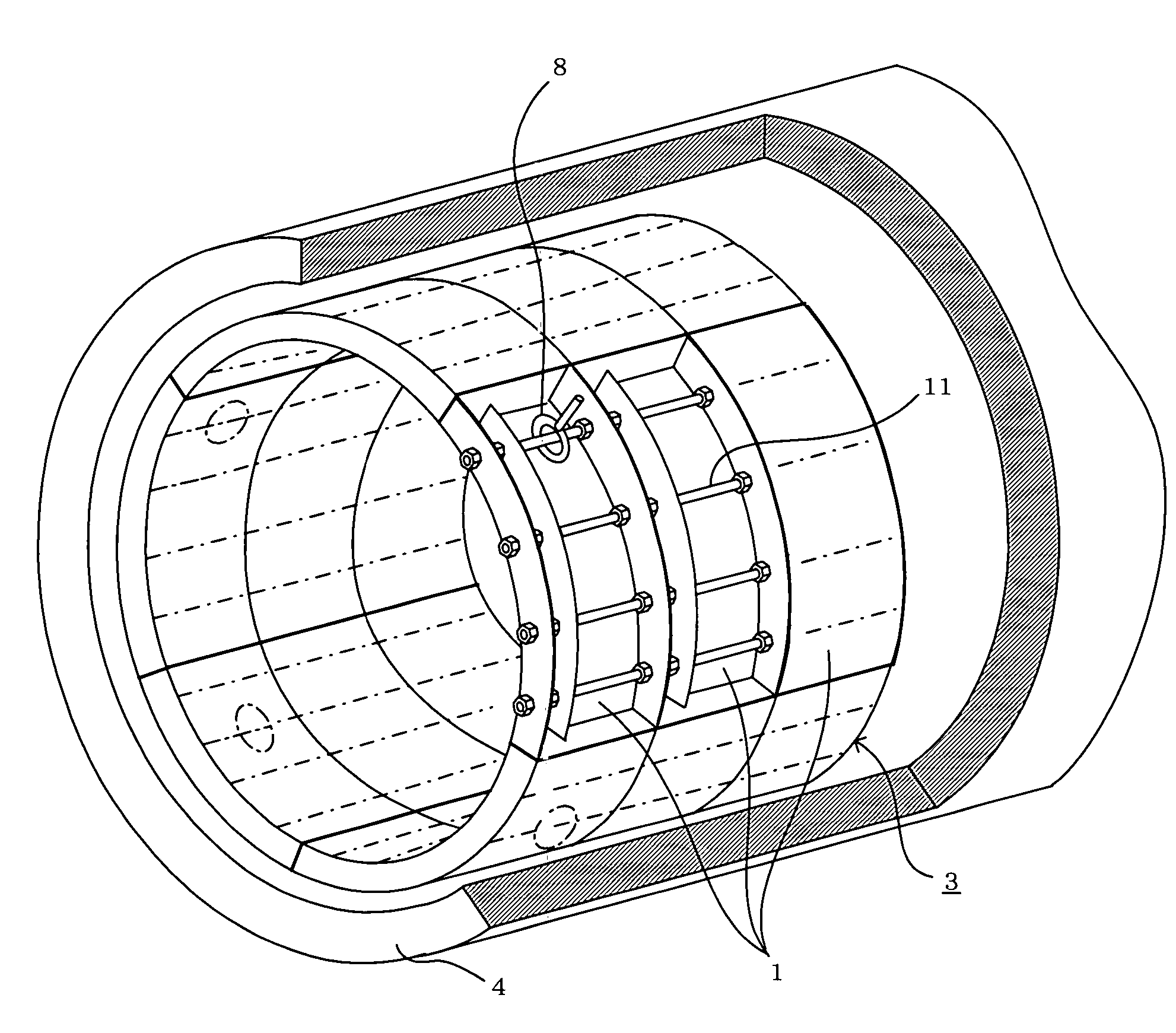 Method for laying a rehabilitating pipe