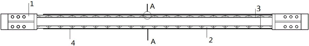 Sleeve buckling induction support with lengthened-pineapple-shaped induction units