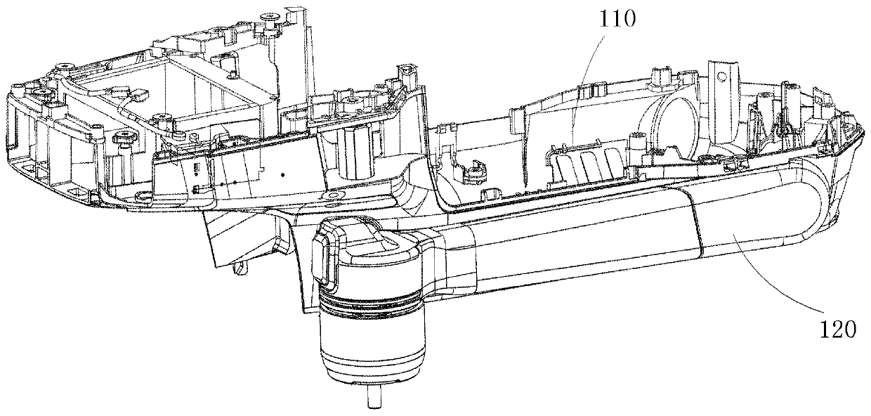 Unmanned aerial vehicle and machine frame thereof