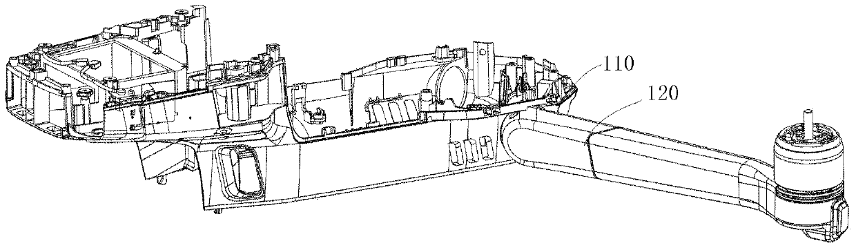 Unmanned aerial vehicle and machine frame thereof