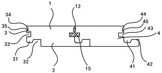 Inserted type locking and buckling floor