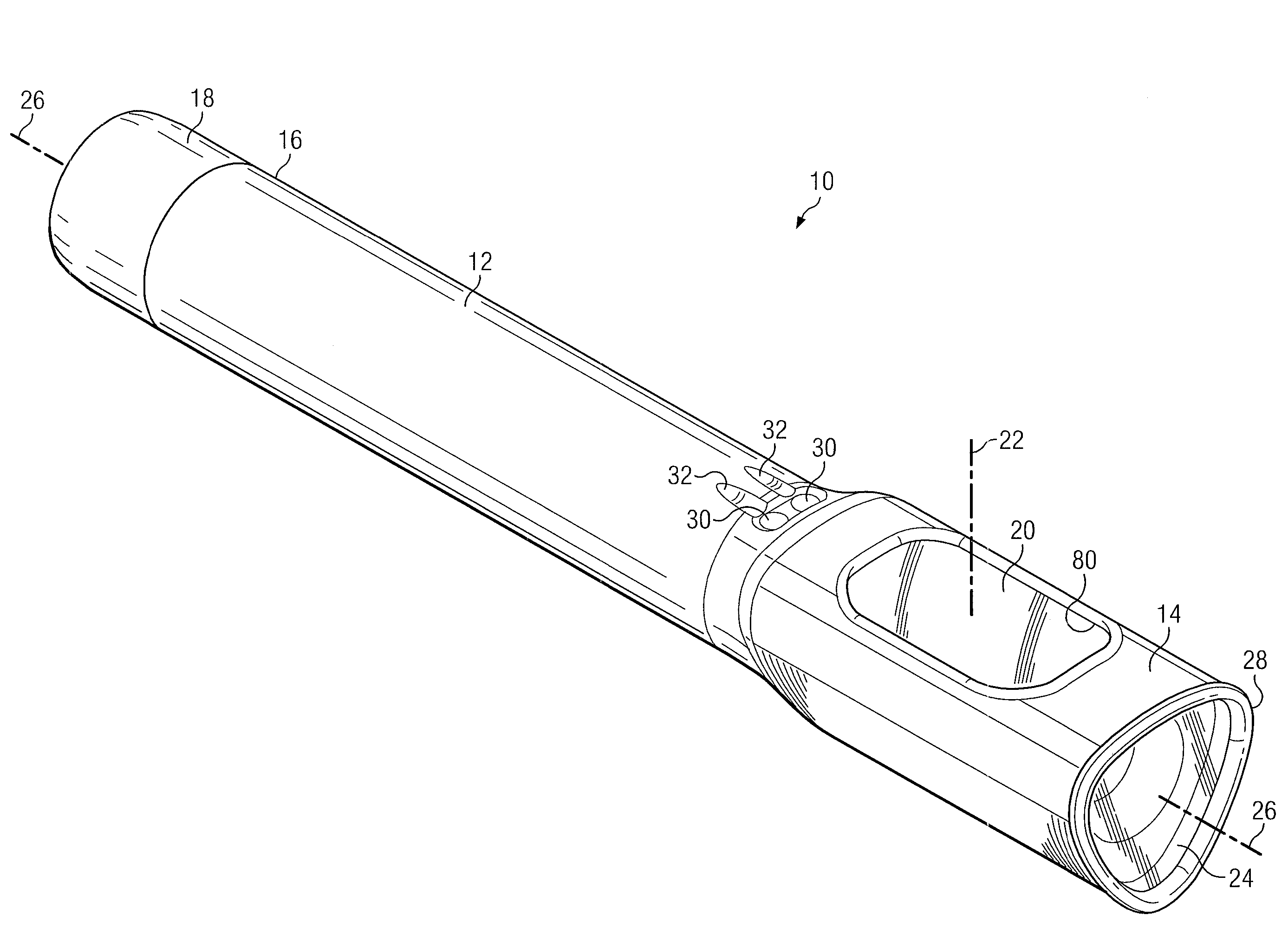 Self-Aligning Construction for Flashlight Products