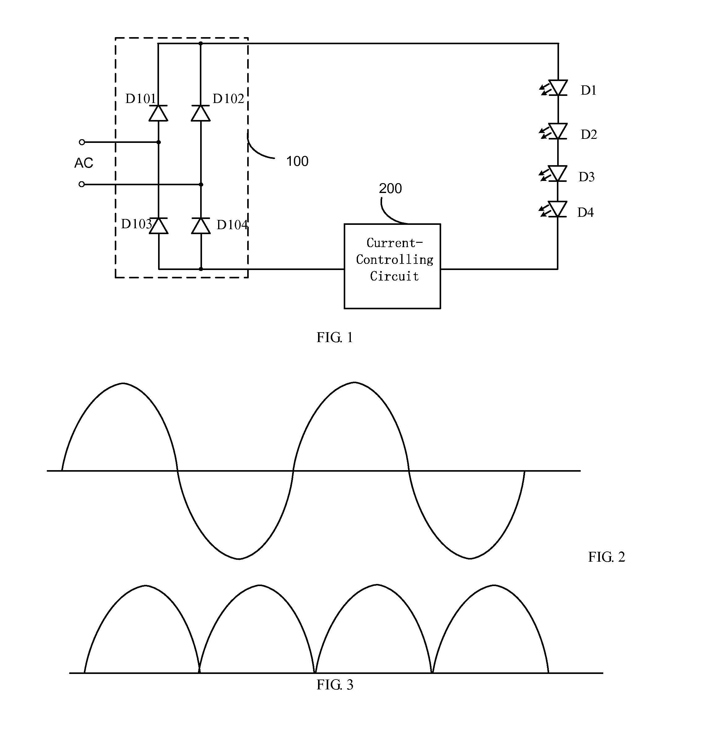 Driving circuit and illumination device having light-emitting elements