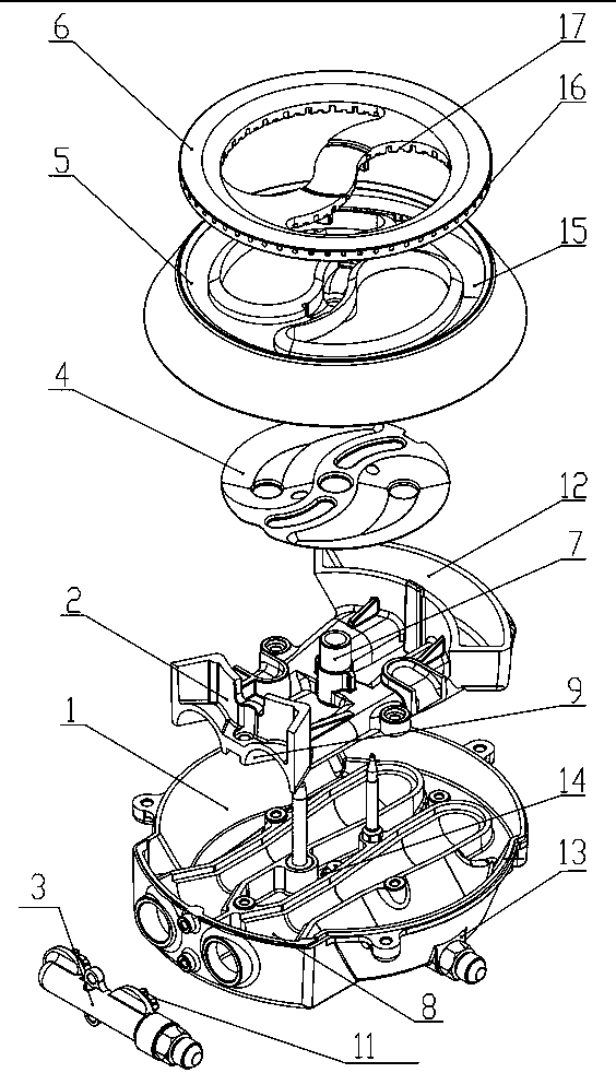 Tai Chi type combustion system