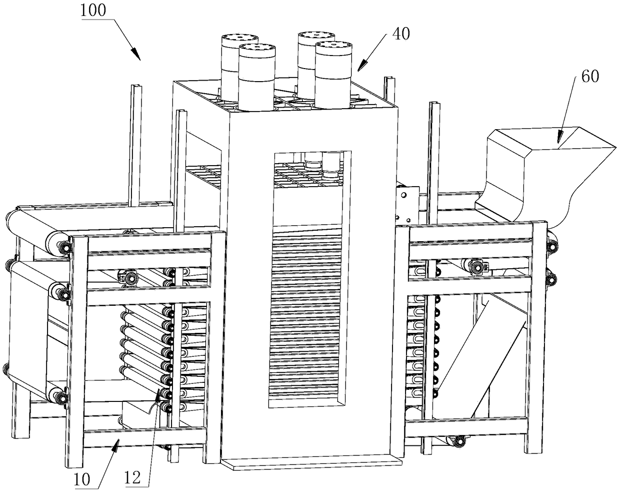 Efficient sludge press