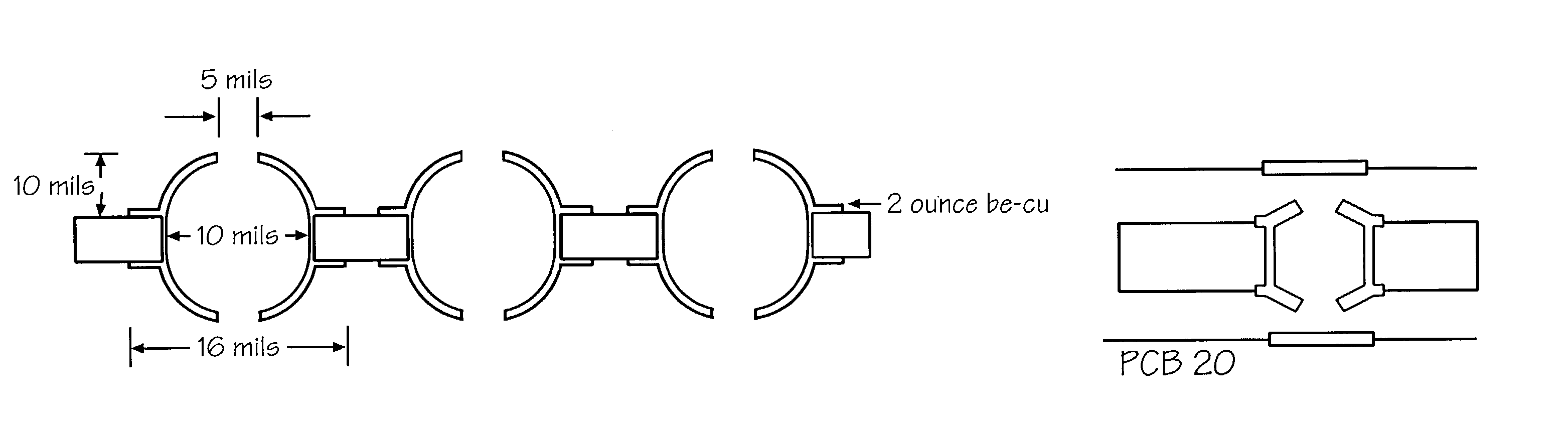 Contact grid array system