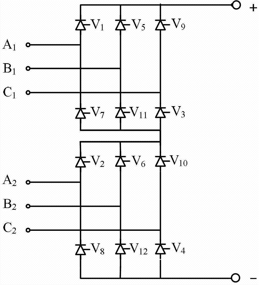 Mixed bipolar direct current (DC) transmission system