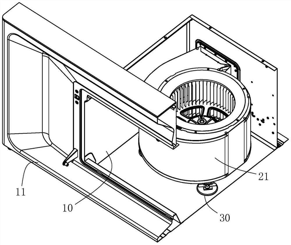 Range hood and vibration reduction control method for range hood