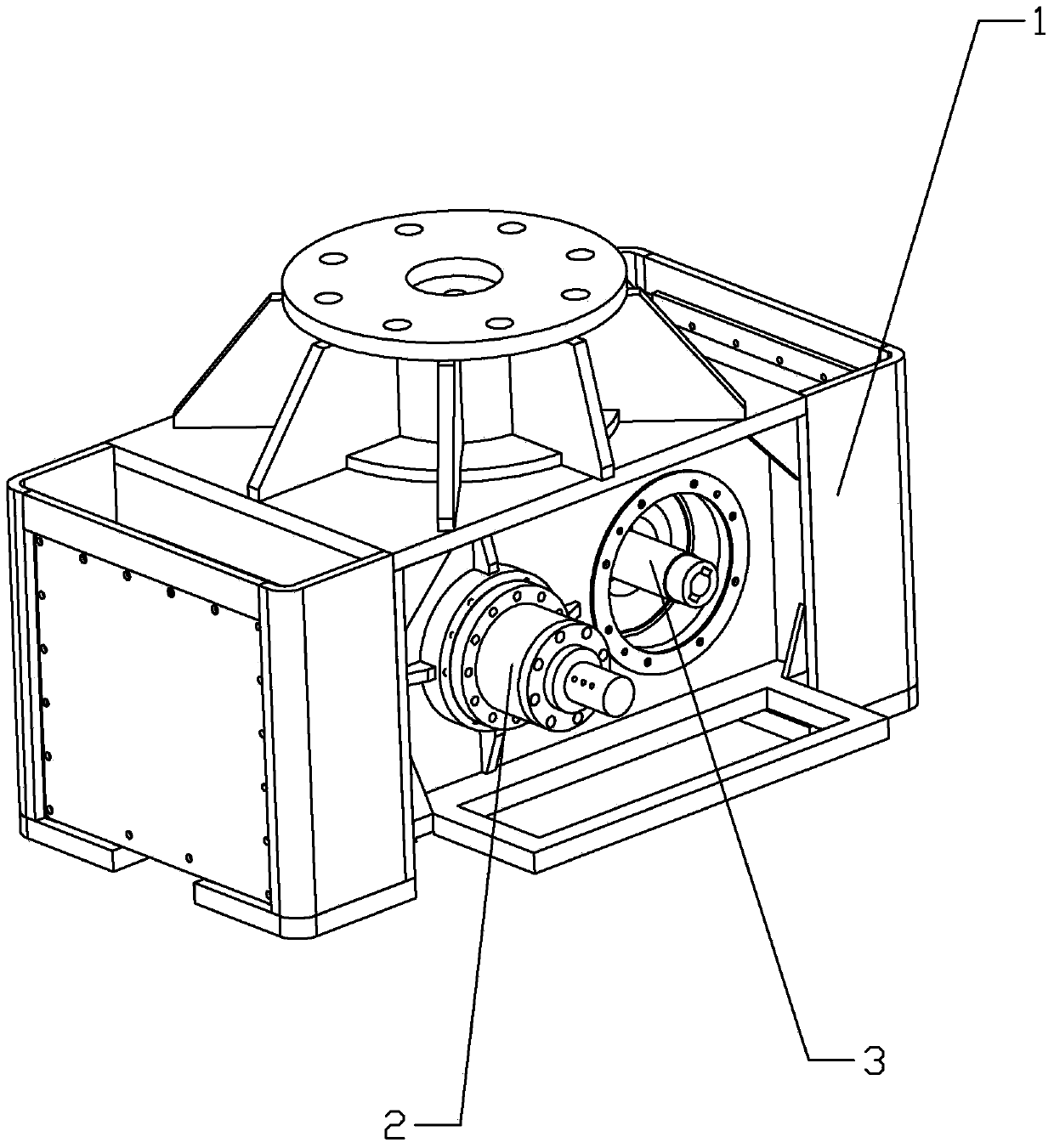 Vibration hammer drive assembly with eccentric torque adjustable