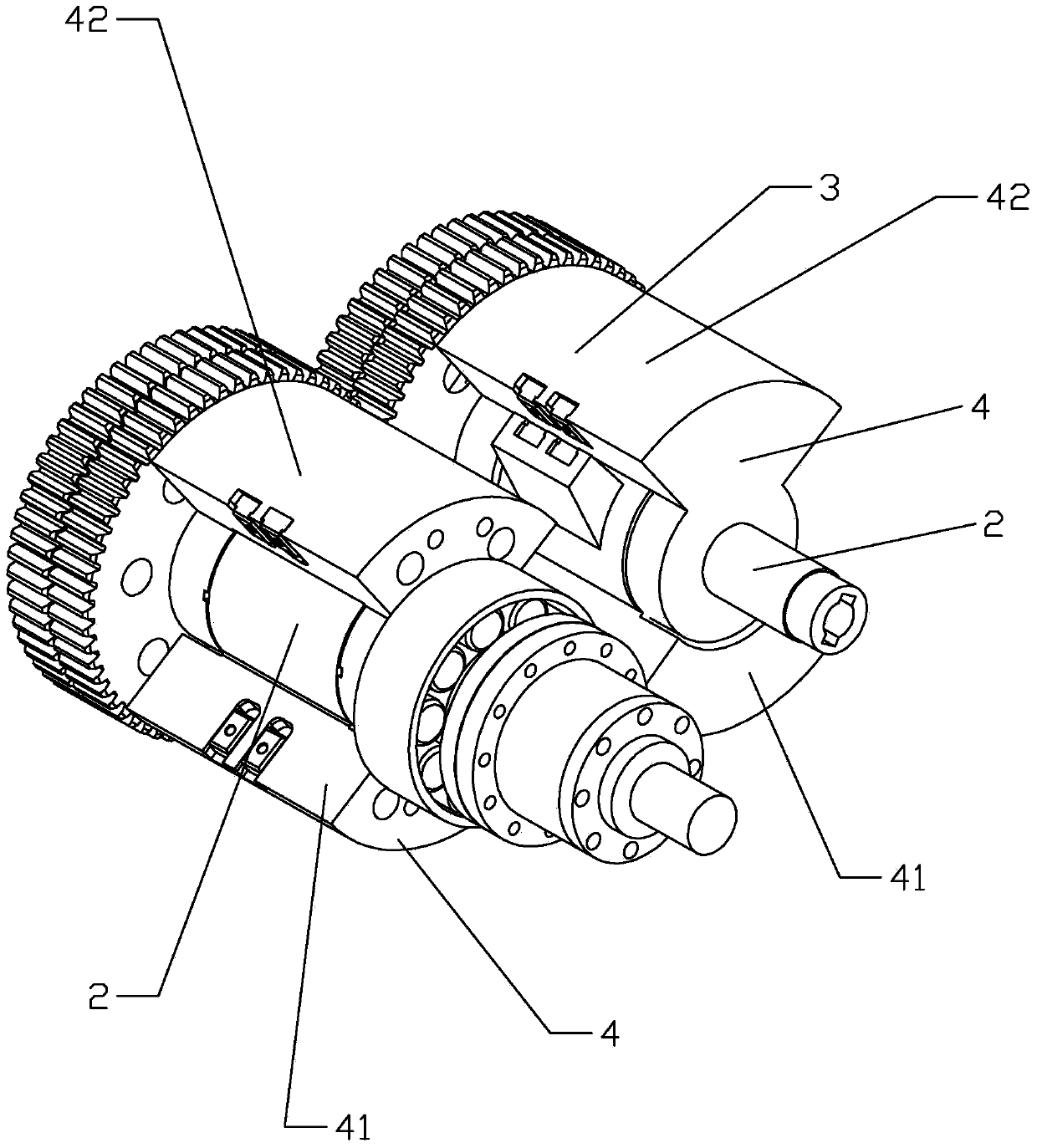 Vibration hammer drive assembly with eccentric torque adjustable