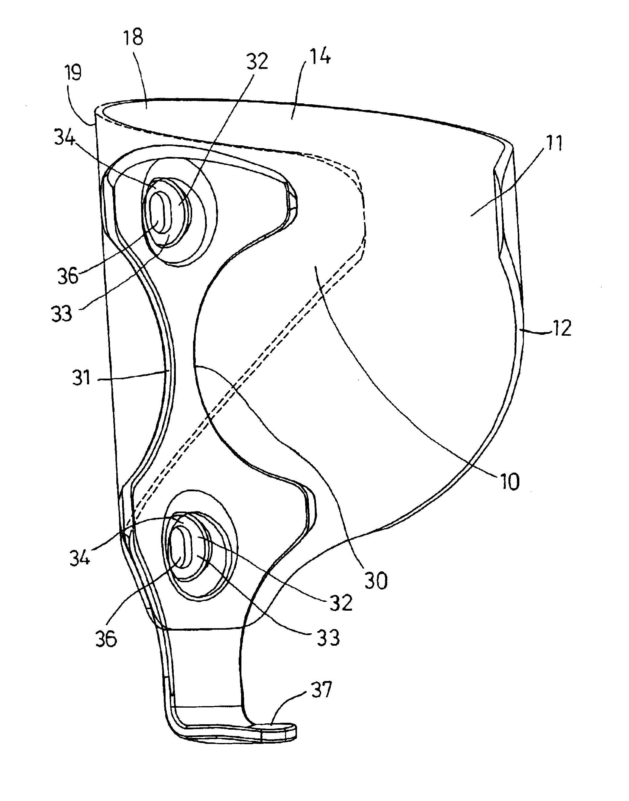 Bottle holder for cycles or objects