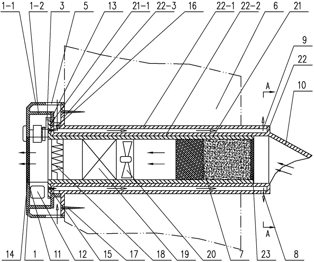 Indoor and outdoor air filtration exchange device