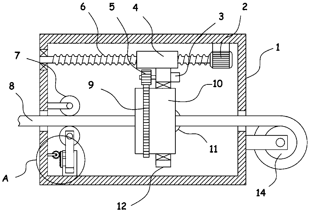 Power cable recycling and stripping device