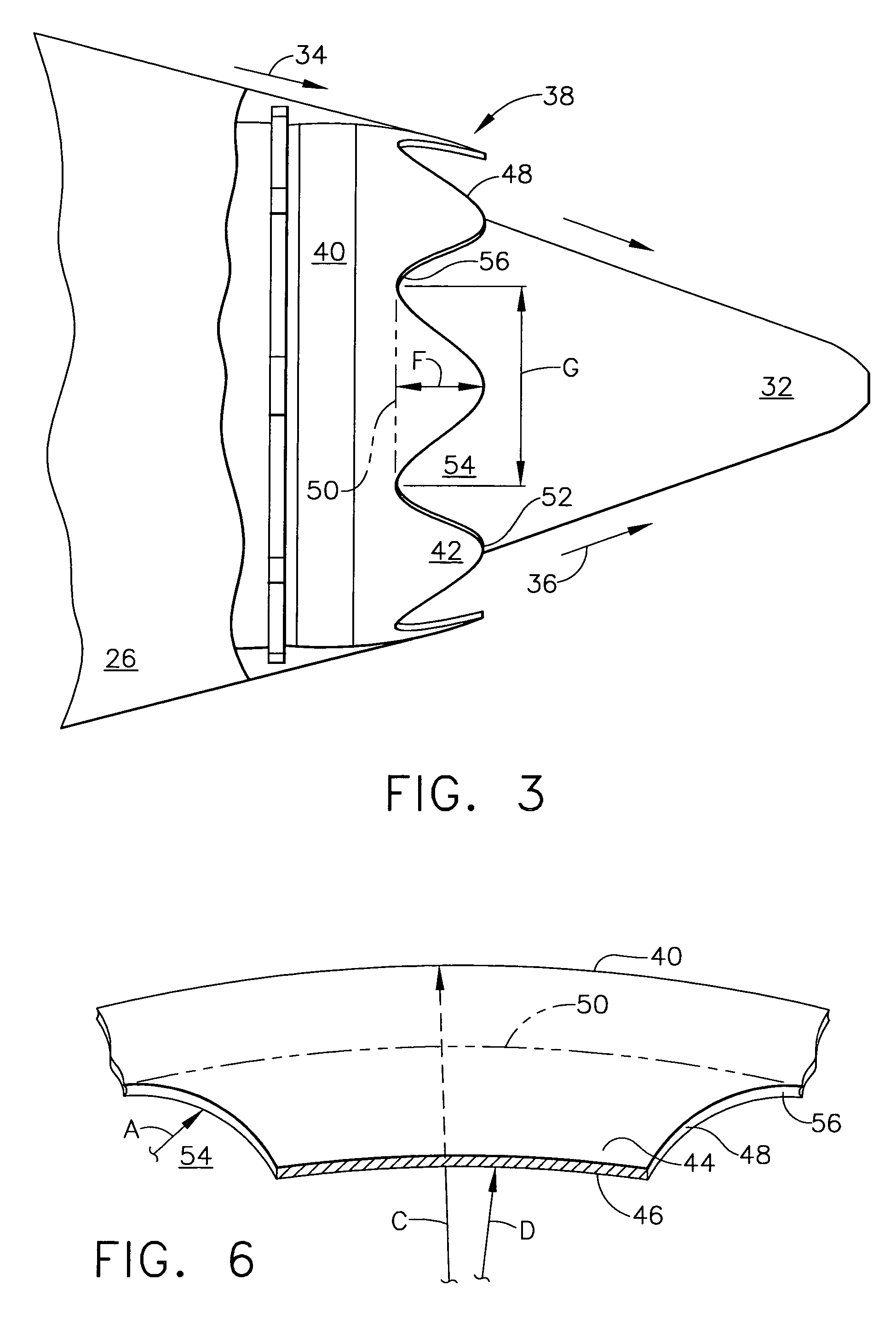 Sinuous chevron exhaust nozzle