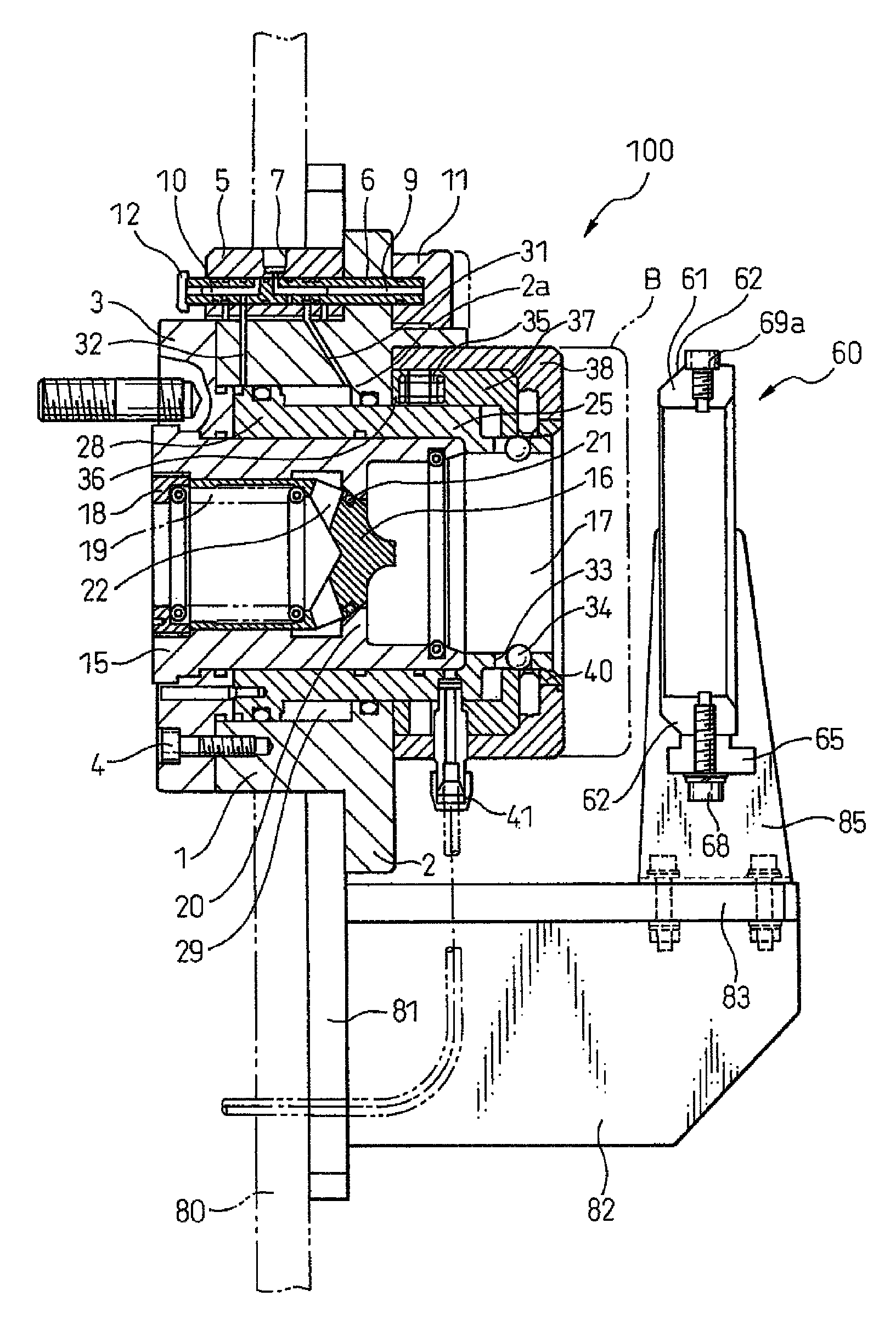 Fluid-transfer coupling device