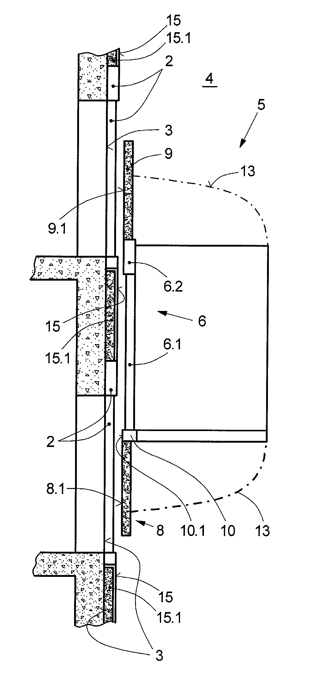 Elevator Installation with Device for Noise Reduction