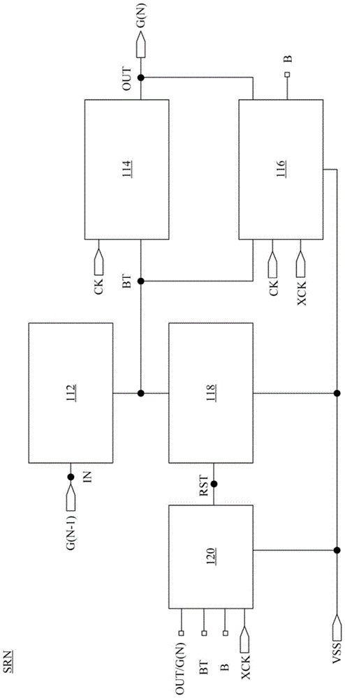 Scanning circuit and shift register