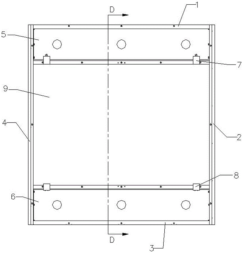 Elevator decorative suspended ceiling with top core convenient to replace