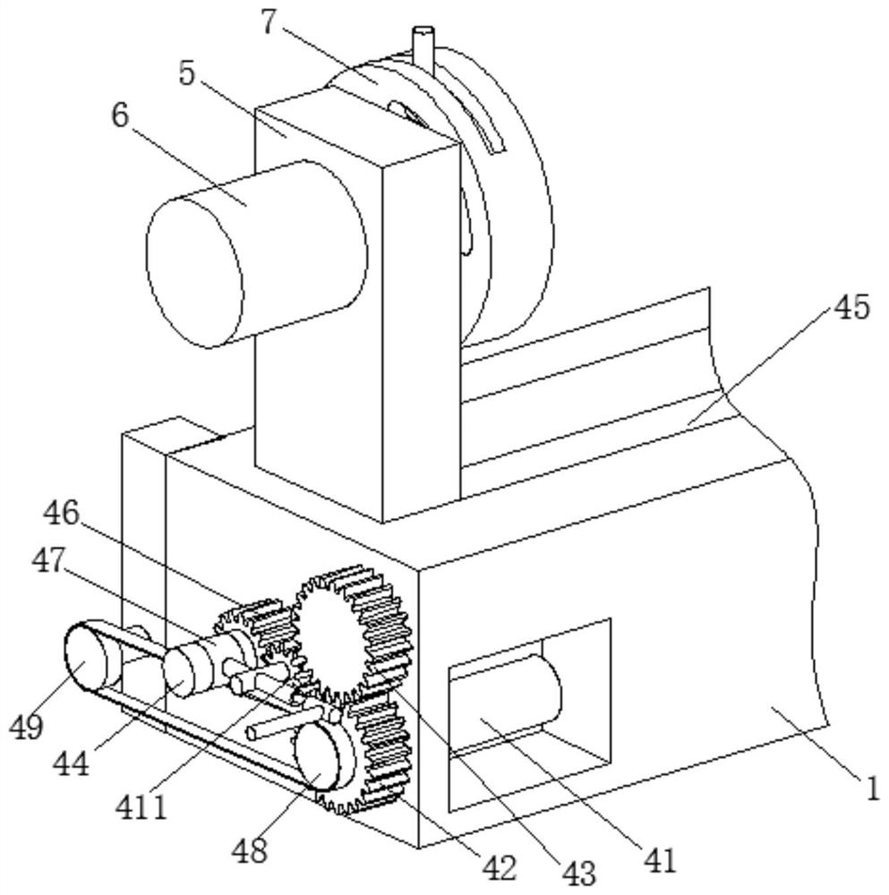 Mining machinery wheel shaft deflection measurement device