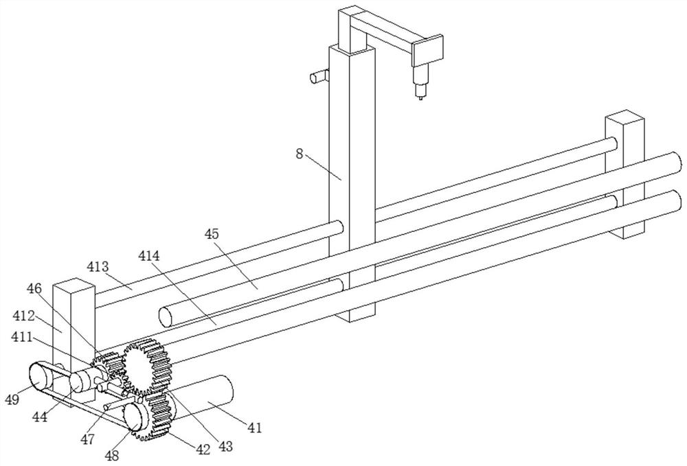 Mining machinery wheel shaft deflection measurement device