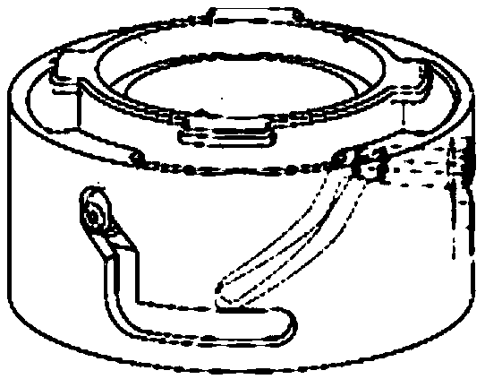 Different-body isomorphic connection and separation device and system