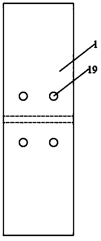 Self-resetting laminated wooden structure beam-column joint capable of replacing frictional energy consuming devices