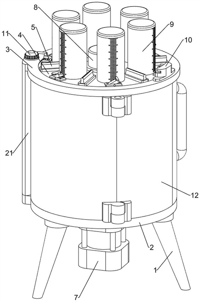 Clinical pharmaceutical medicament preparation device