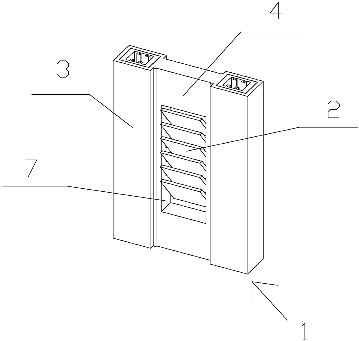 Window shutter and production process thereof