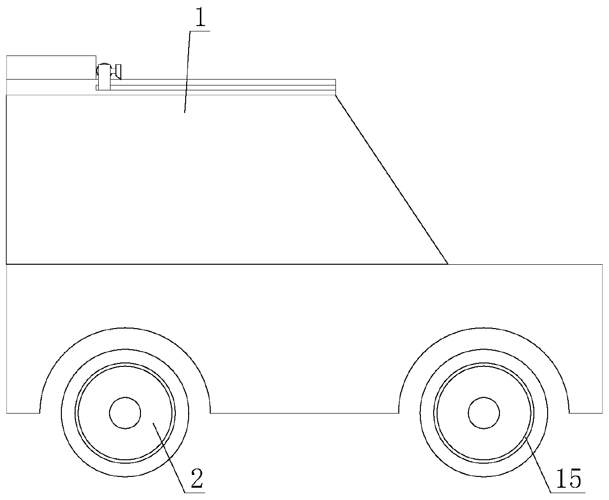 Energy-saving new energy vehicle with anti-sliding function