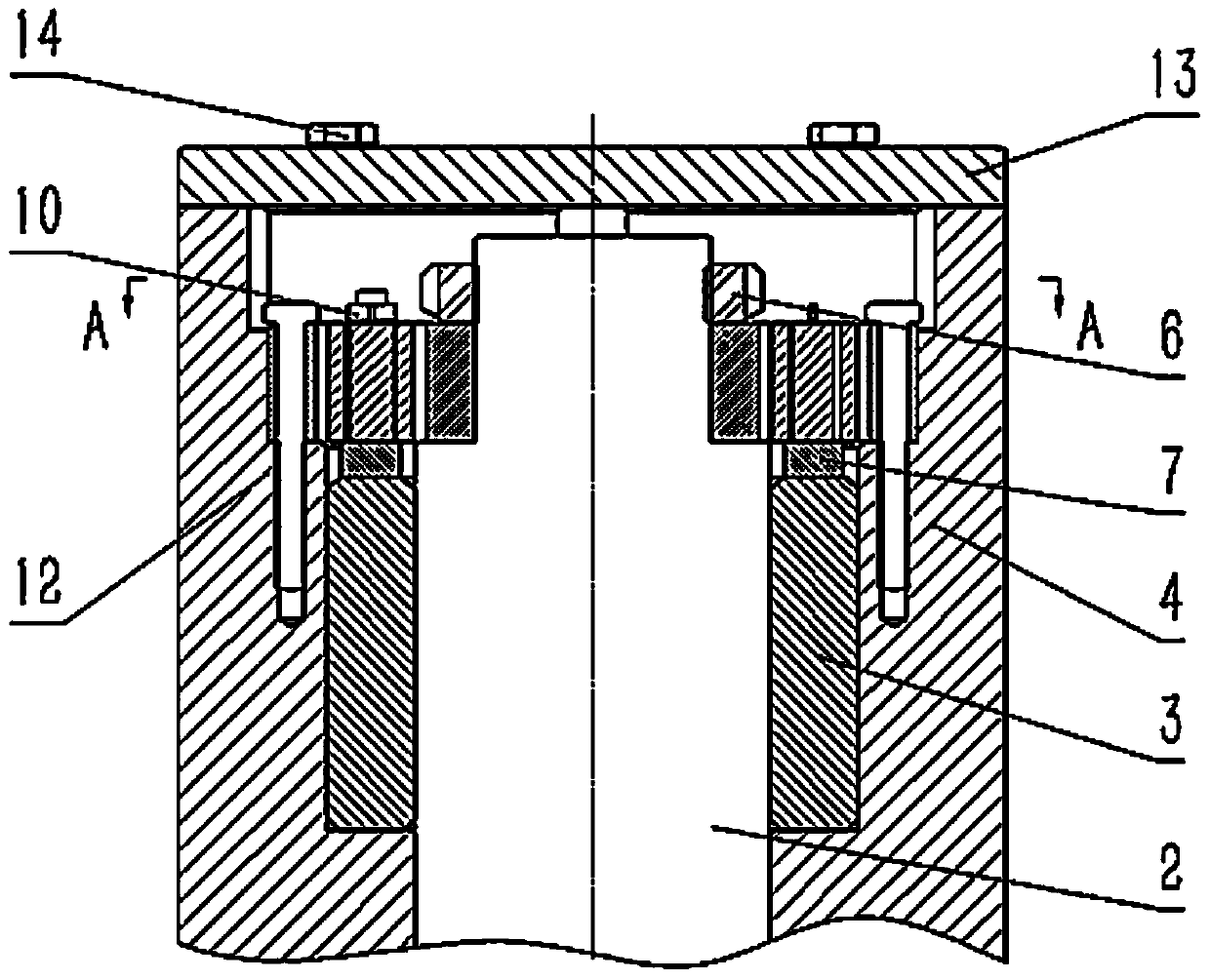 Water-lubricated sliding bearing