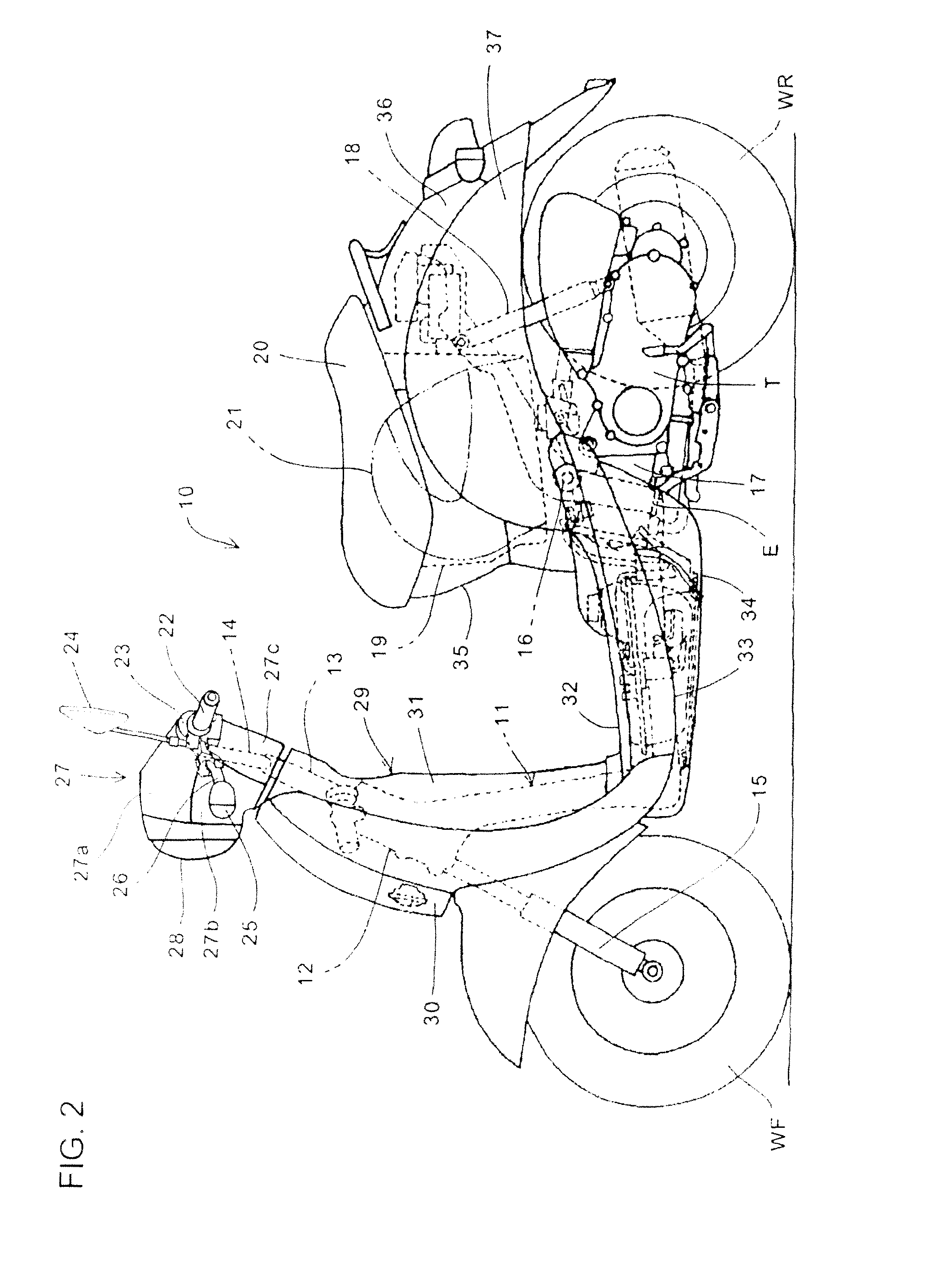 Turn signal device for saddle-ride type vehicle