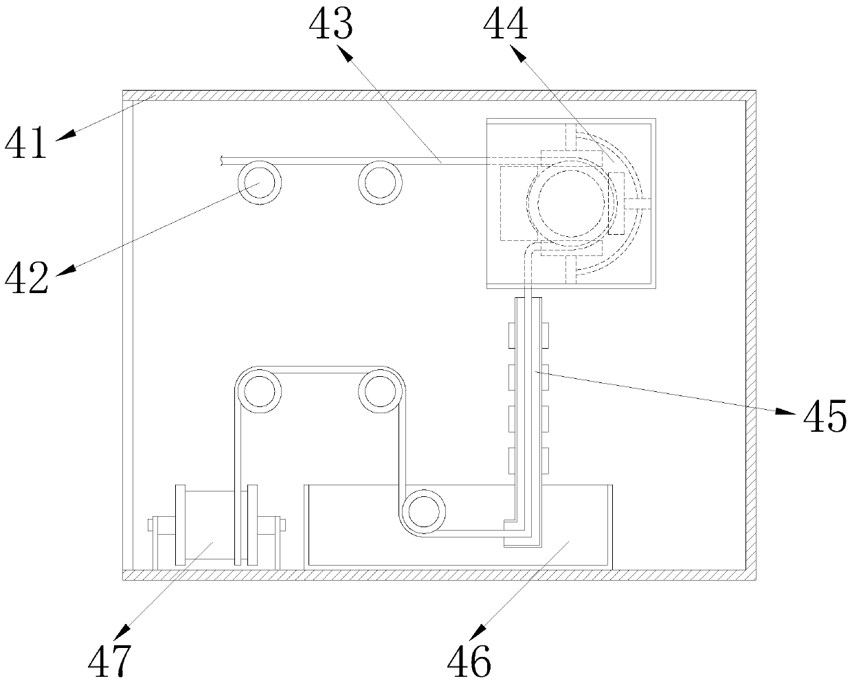 An annealing device for anti-ignition and anti-resistance for power cables