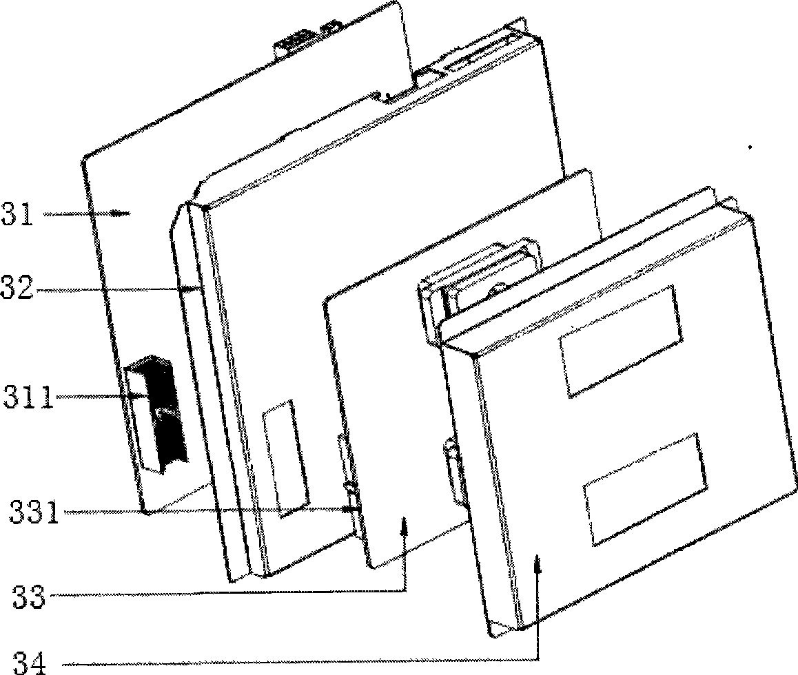 Portable ultrasonic diagnostic device