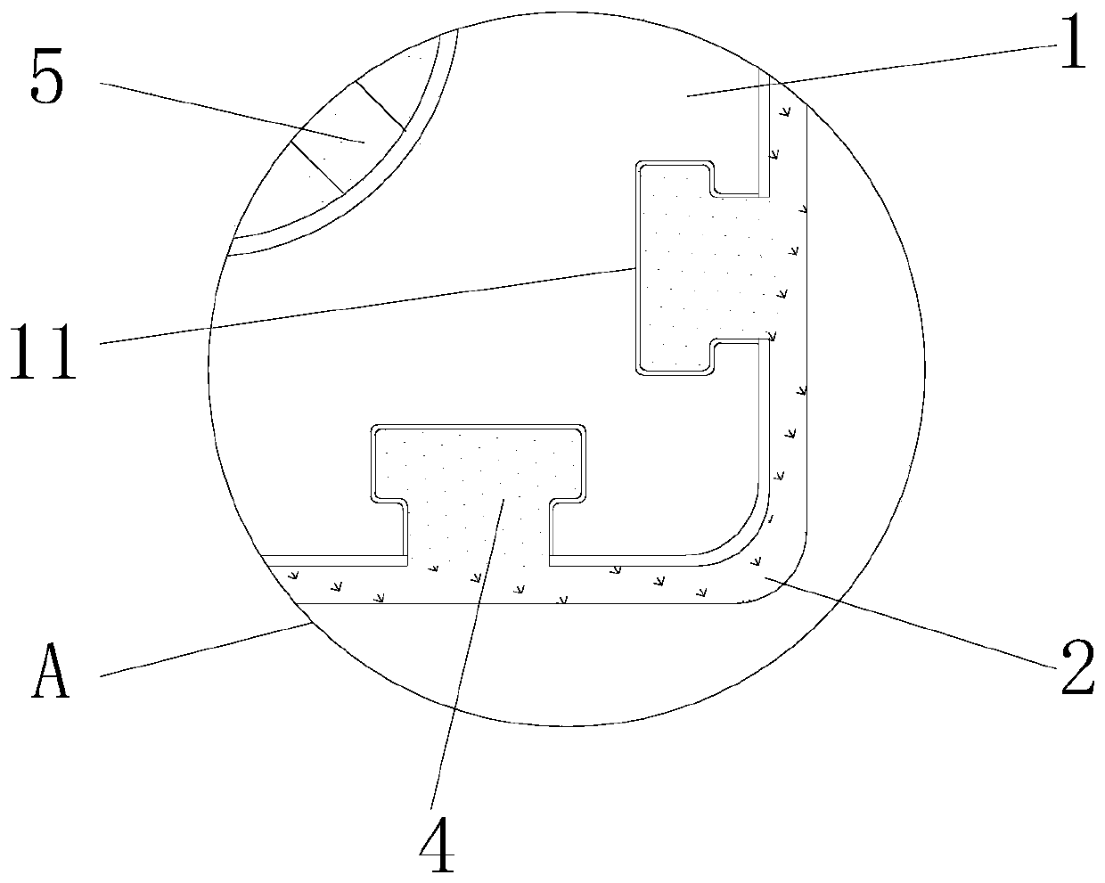 Mold facilitating quick demolding of concrete block